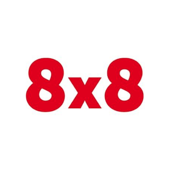 8X8